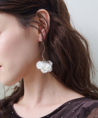 花朵耳夾