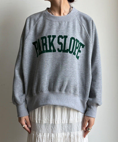 標誌印花寬鬆插肩袖套頭衫