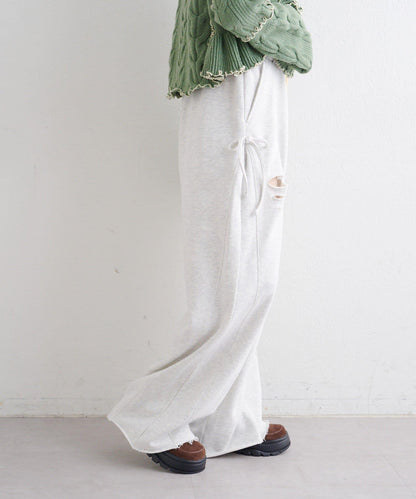 【w closet】蝴蝶結休閒褲