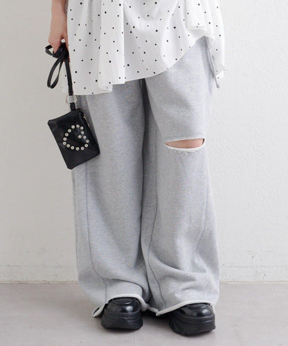 【w closet】蝴蝶結休閒褲