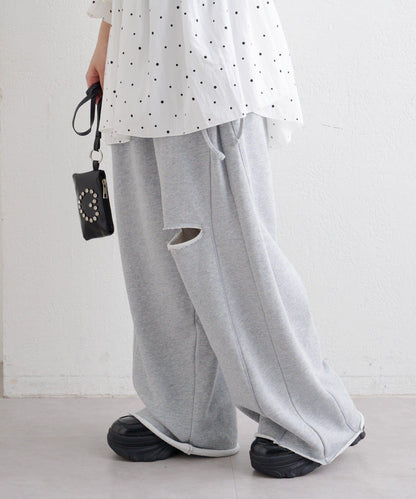 【w closet】蝴蝶結休閒褲