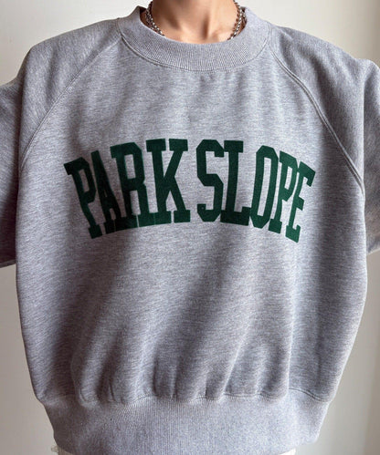 標誌印花寬鬆插肩袖套頭衫