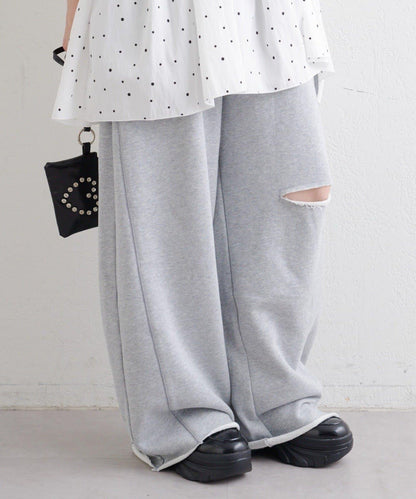 【w closet】蝴蝶結休閒褲