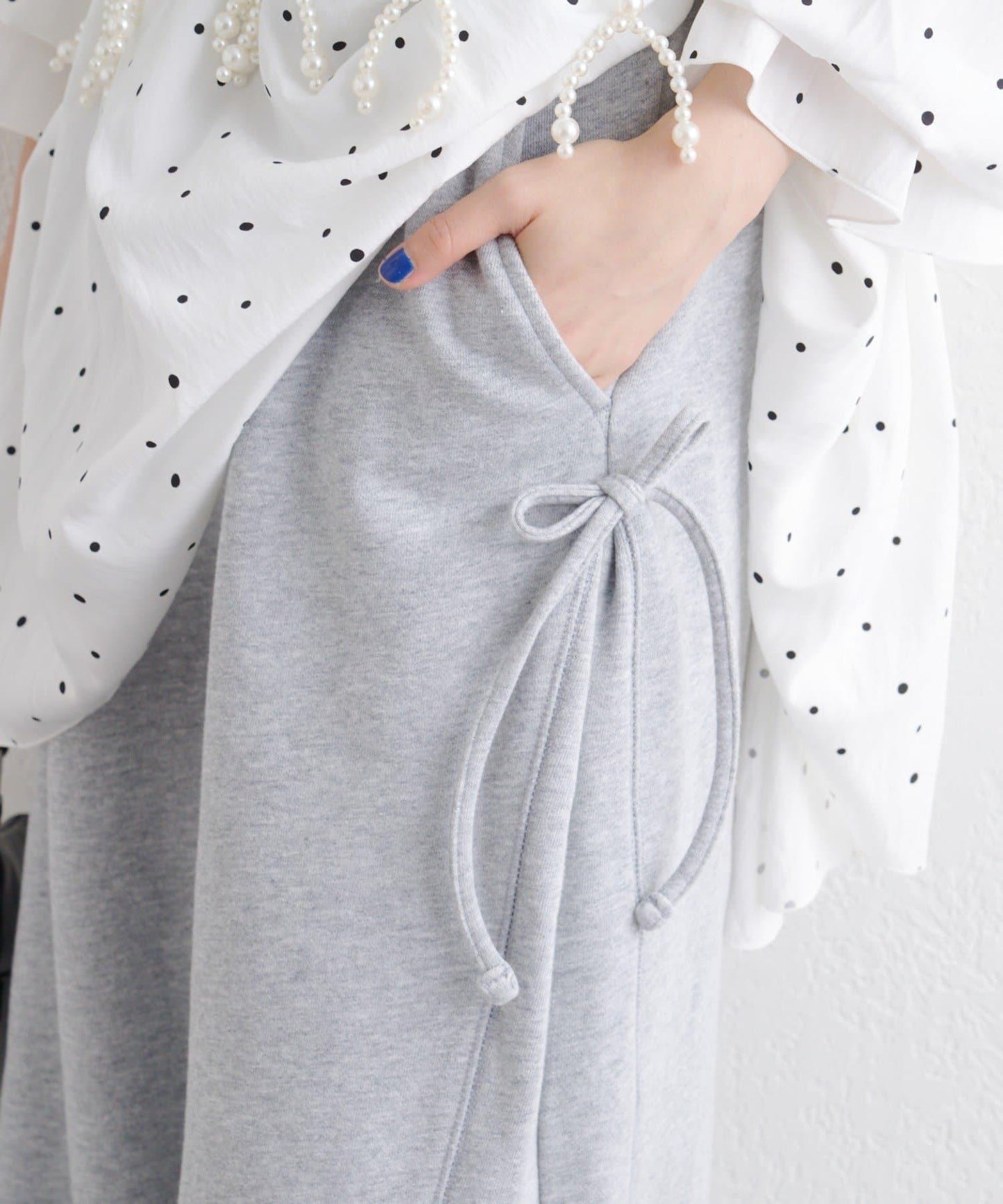 【w closet】蝴蝶結休閒褲