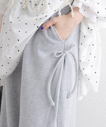 【w closet】蝴蝶結休閒褲