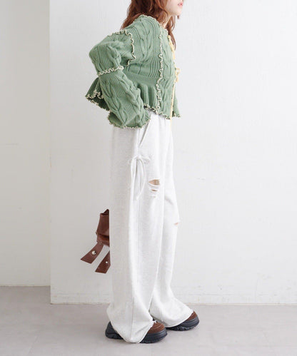 【w closet】蝴蝶結休閒褲