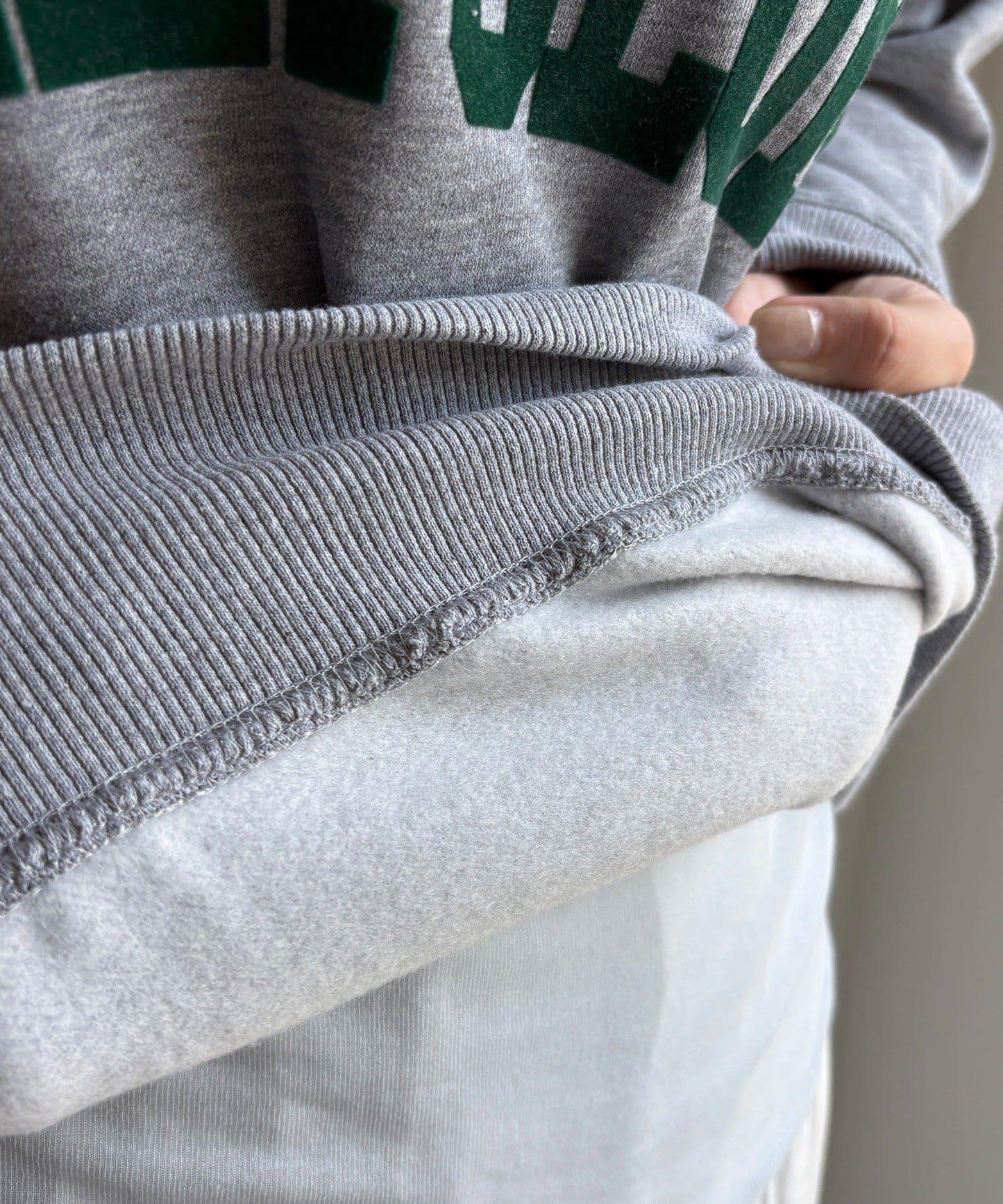 標誌印花寬鬆插肩袖套頭衫