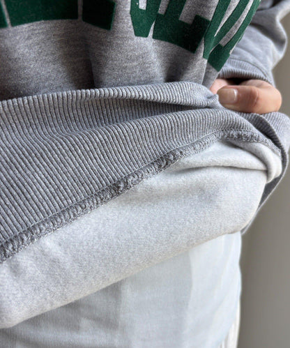 標誌印花寬鬆插肩袖套頭衫