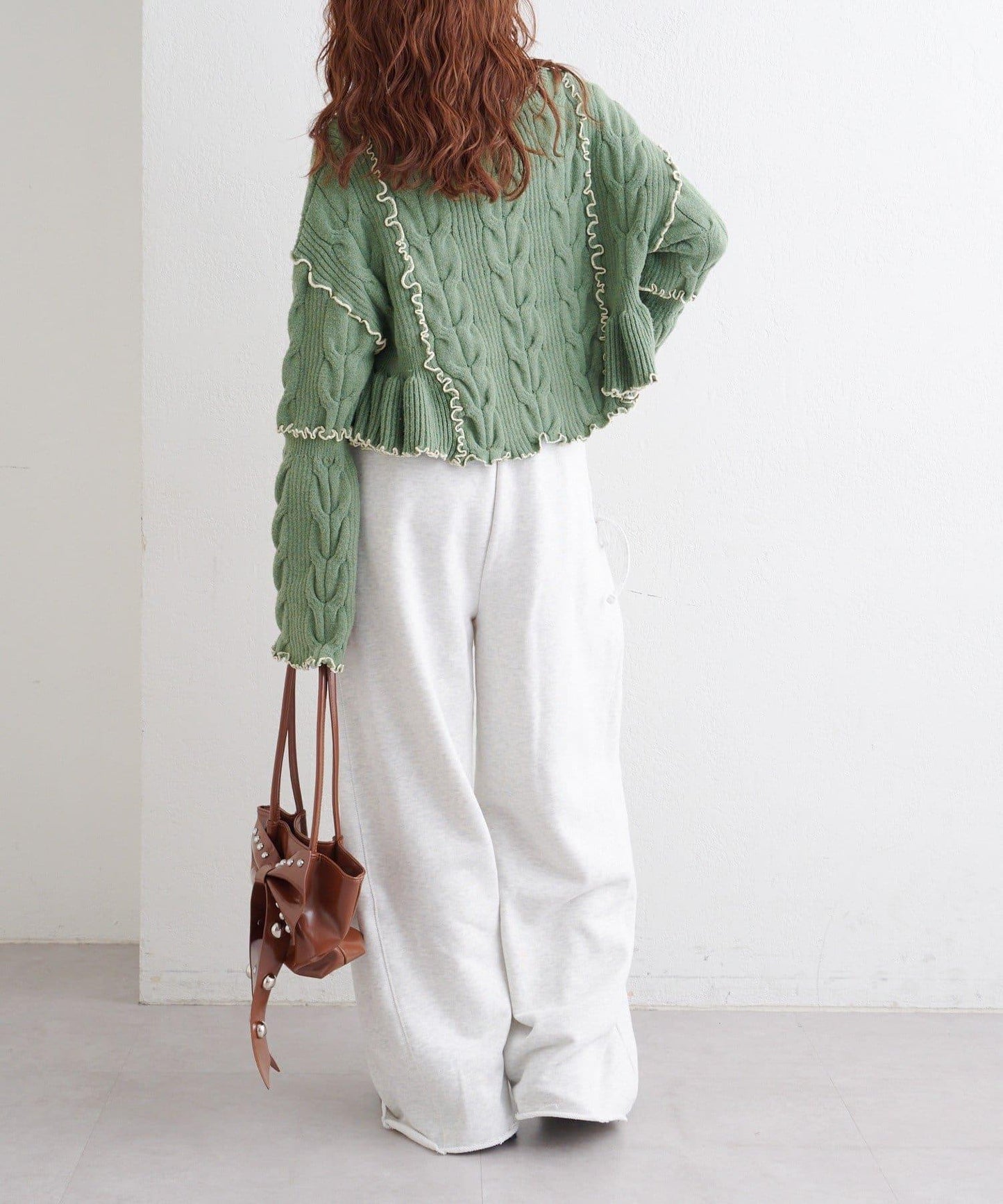 【w closet】蝴蝶結休閒褲