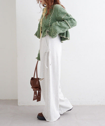 【w closet】蝴蝶結休閒褲