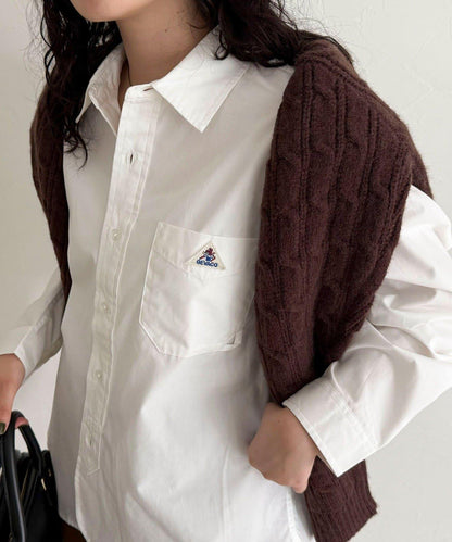 【GEVACO/ゲバコ】基礎款磨毛襯衫