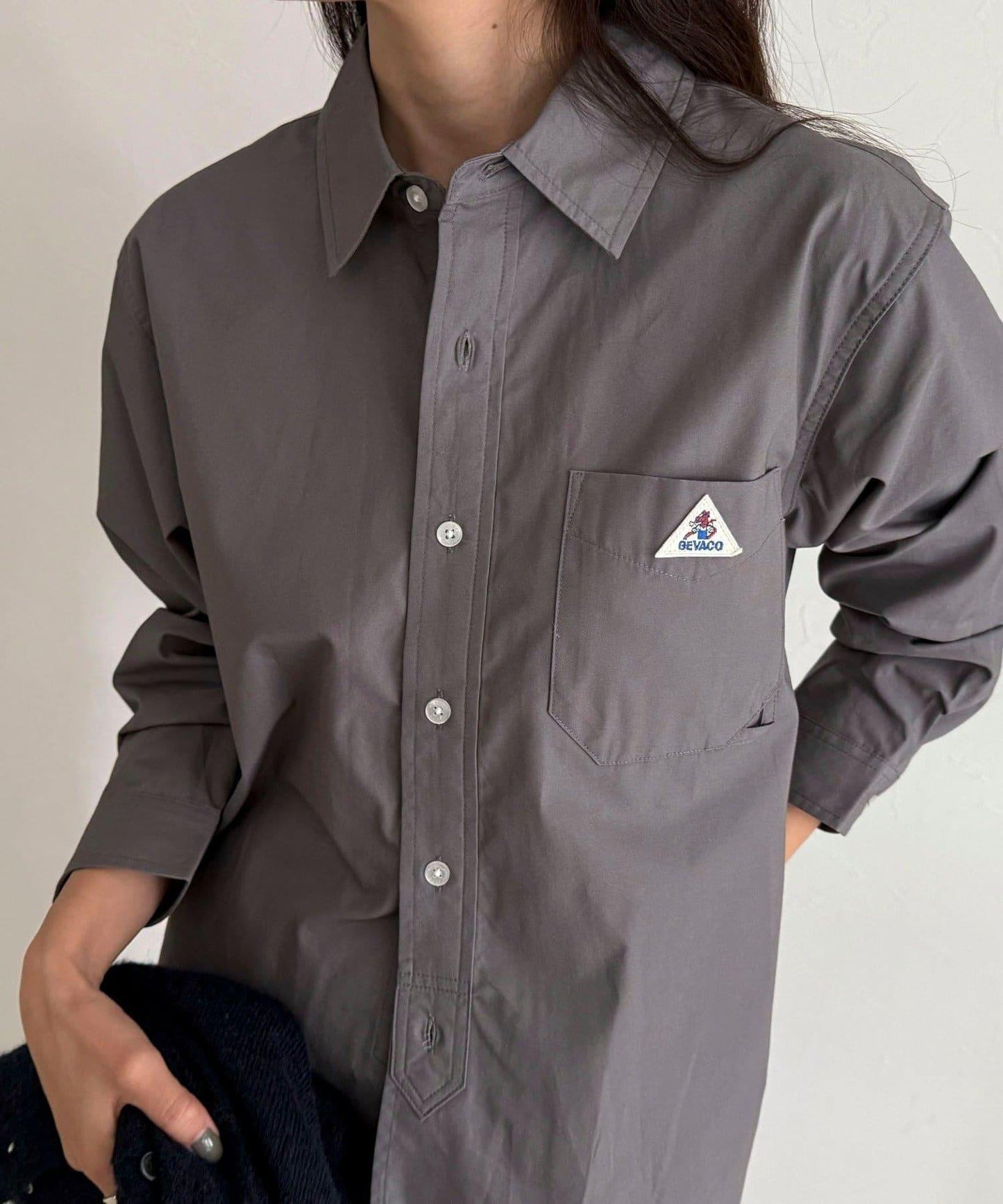 【GEVACO/ゲバコ】基礎款磨毛襯衫