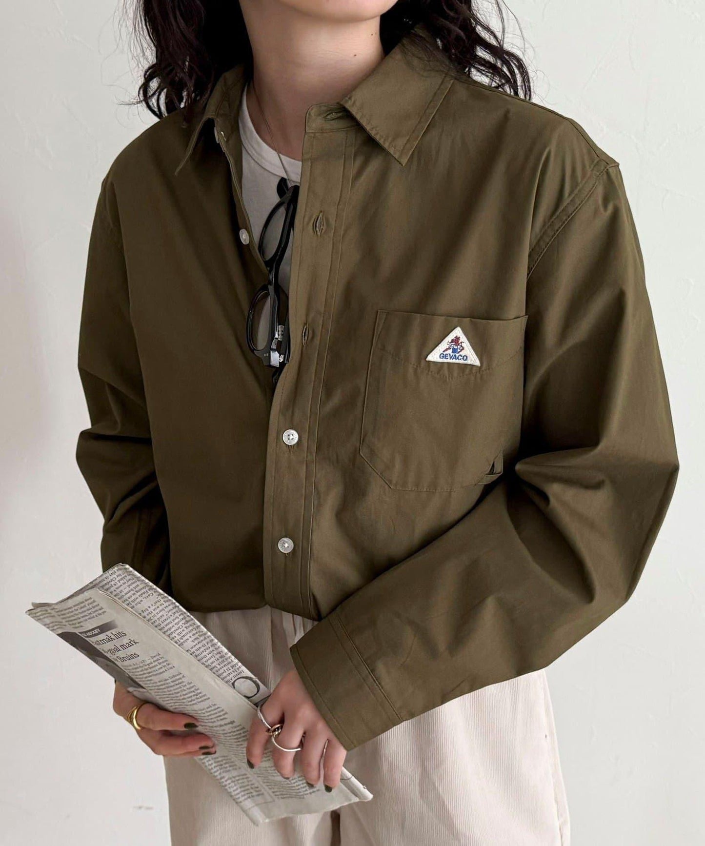 【GEVACO/ゲバコ】基礎款磨毛襯衫