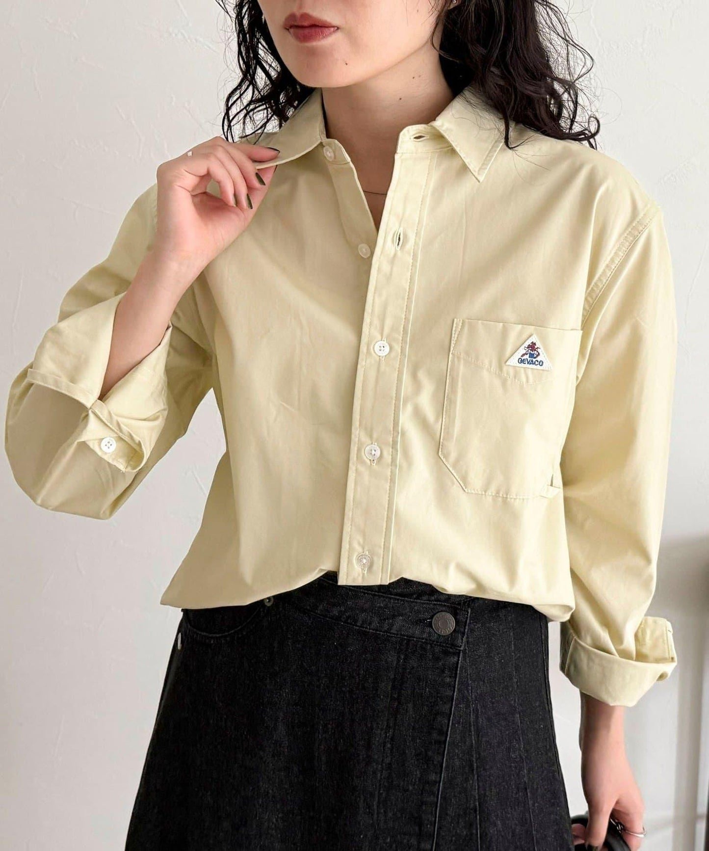 【GEVACO/ゲバコ】基礎款磨毛襯衫
