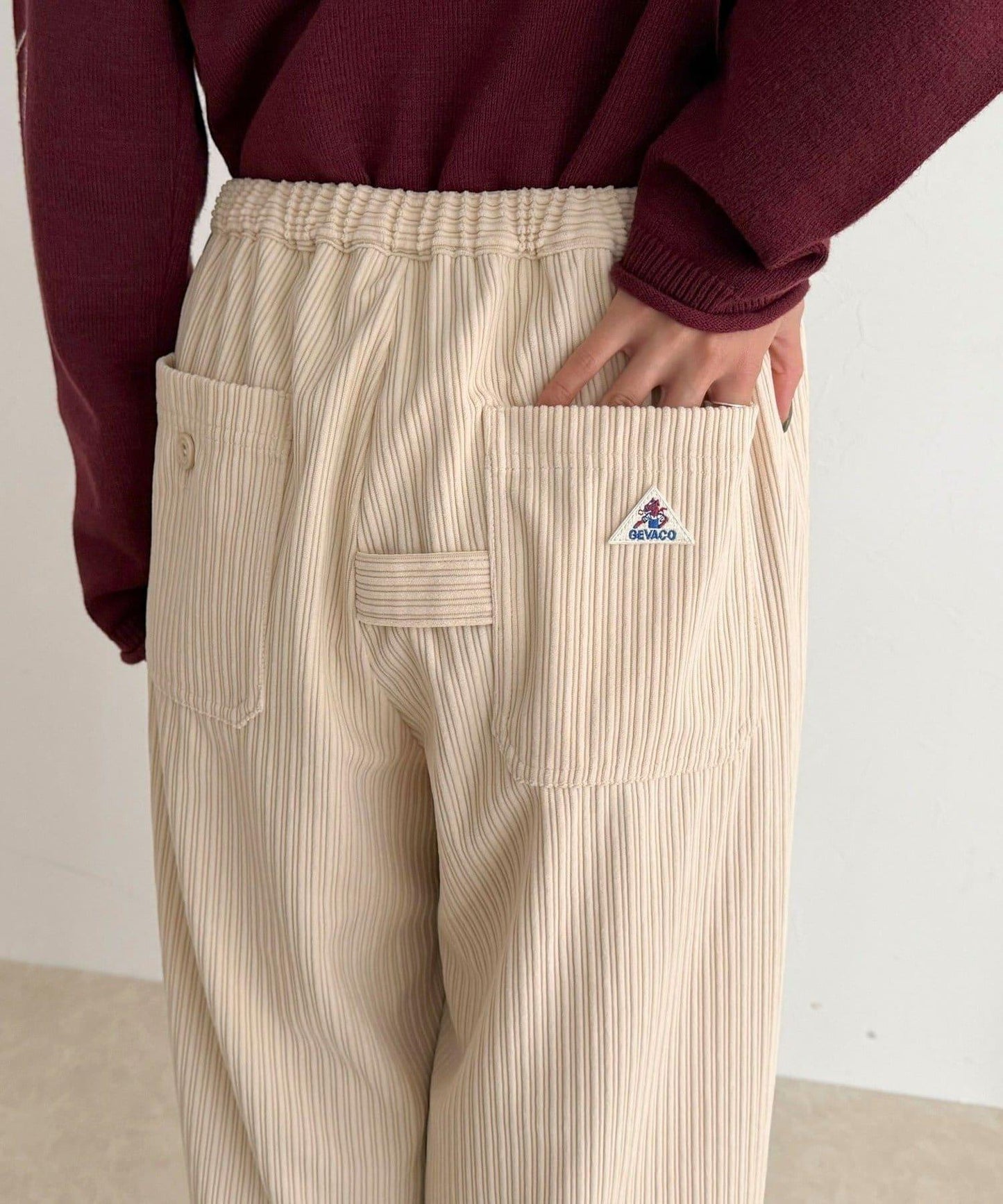 【GEVACO/ゲバコ】燈芯絨長褲