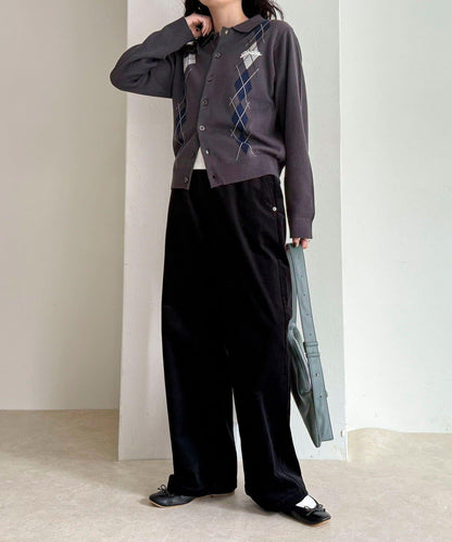 【GEVACO/ゲバコ】菱格針織開衫