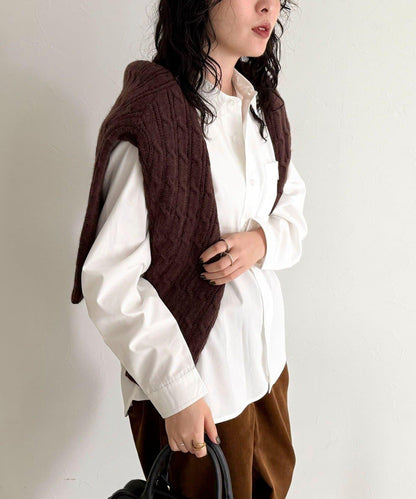 【GEVACO/ゲバコ】基礎款磨毛襯衫