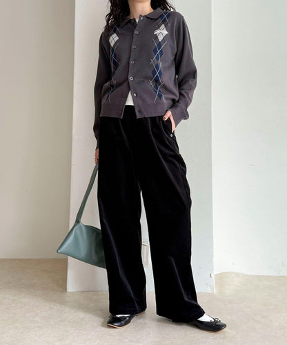 【GEVACO/ゲバコ】菱格針織開衫