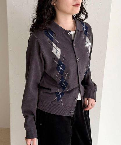 【GEVACO/ゲバコ】菱格針織開衫