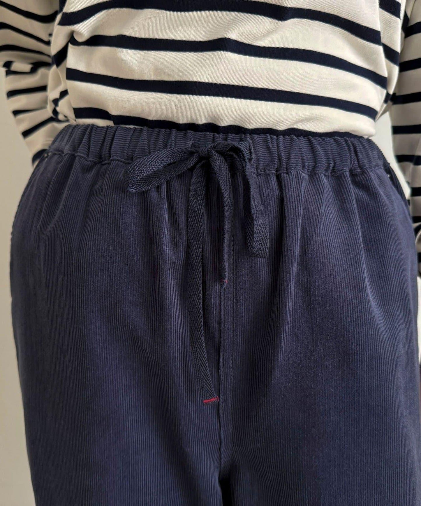 【GEVACO/ゲバコ】燈芯絨休閒寬腿褲