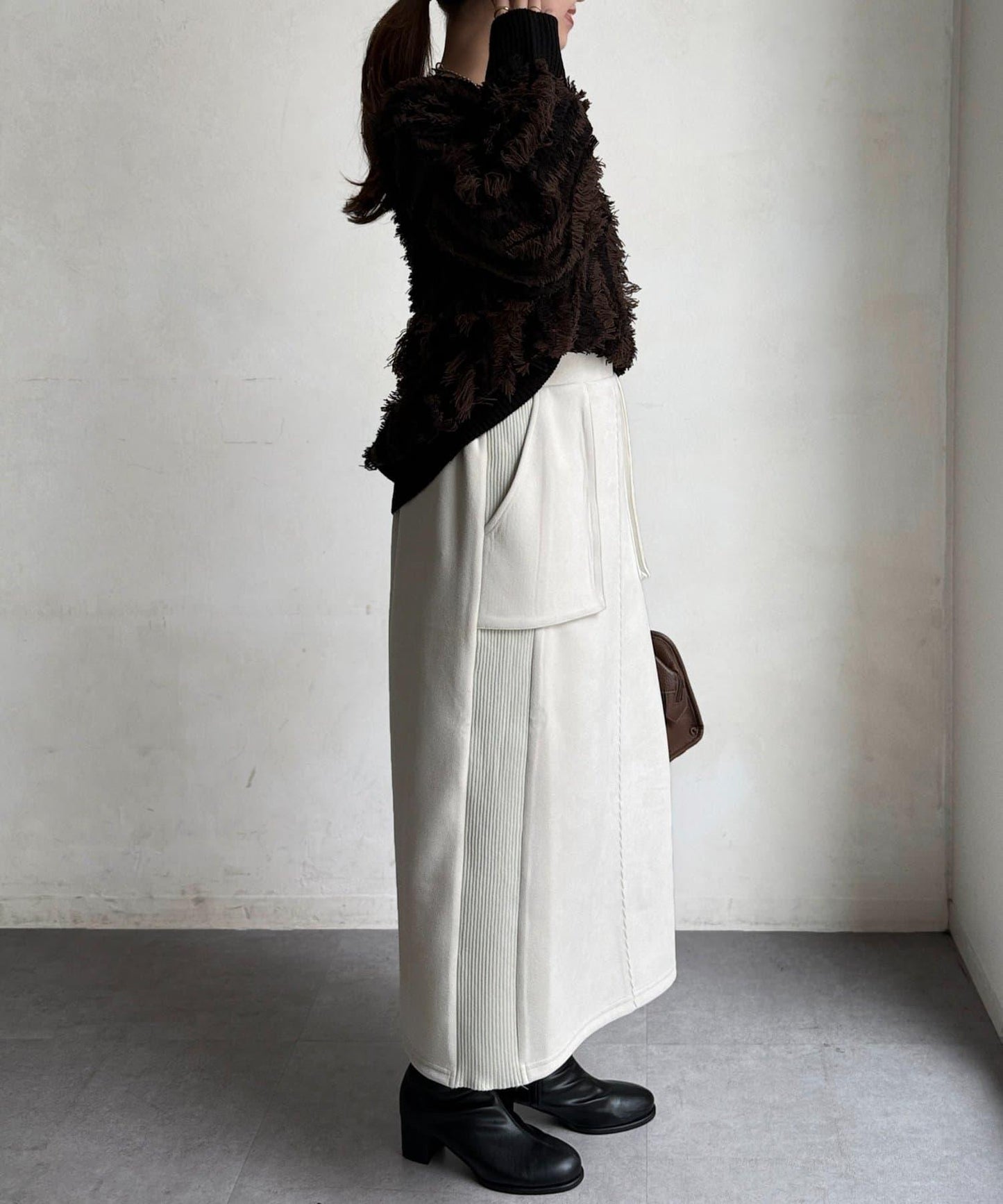 流蘇裝飾針織套頭衫