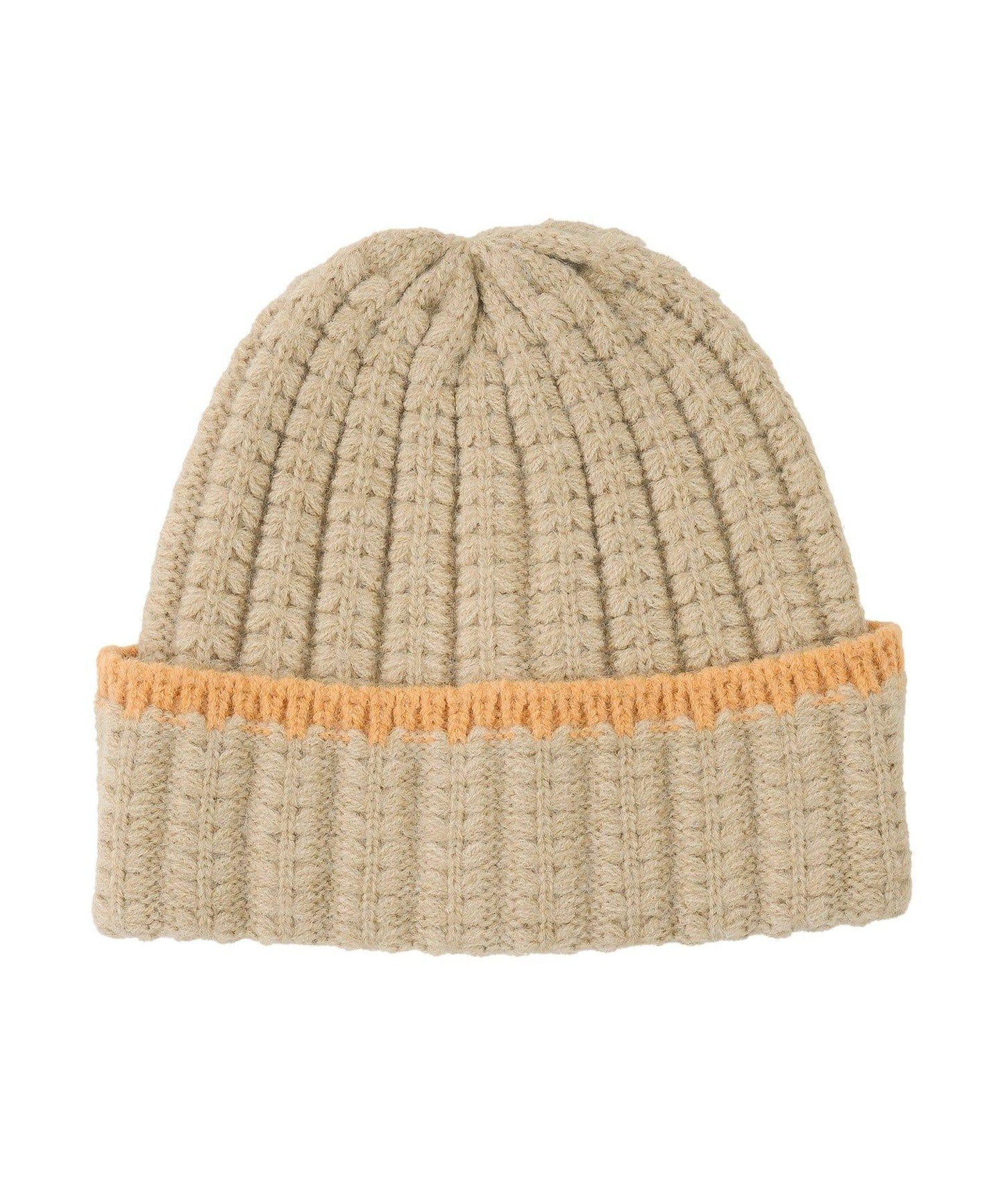 カラーラインニット帽子