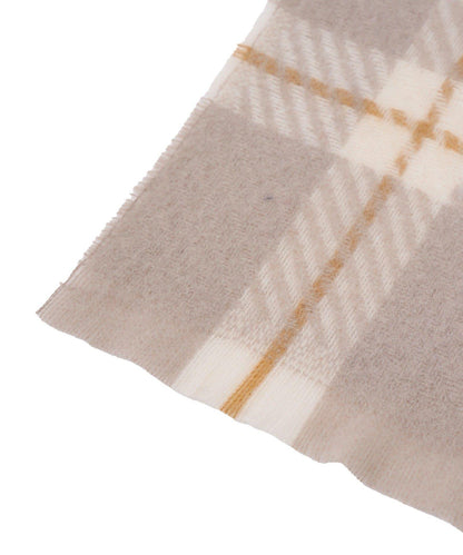 チェックマフラー