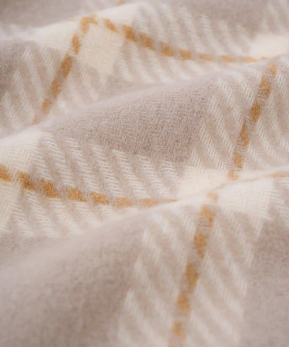 チェックマフラー