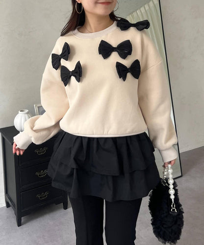 隨機蝴蝶結加絨衛衣