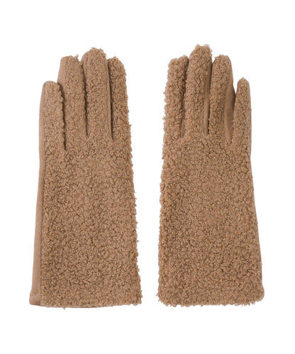 スマホ対応プードルボアグローブ