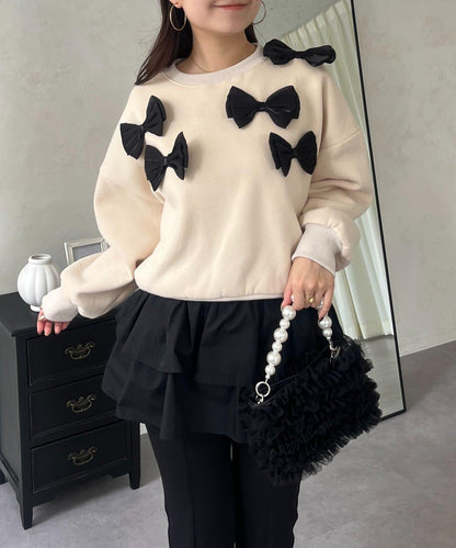 隨機蝴蝶結加絨衛衣