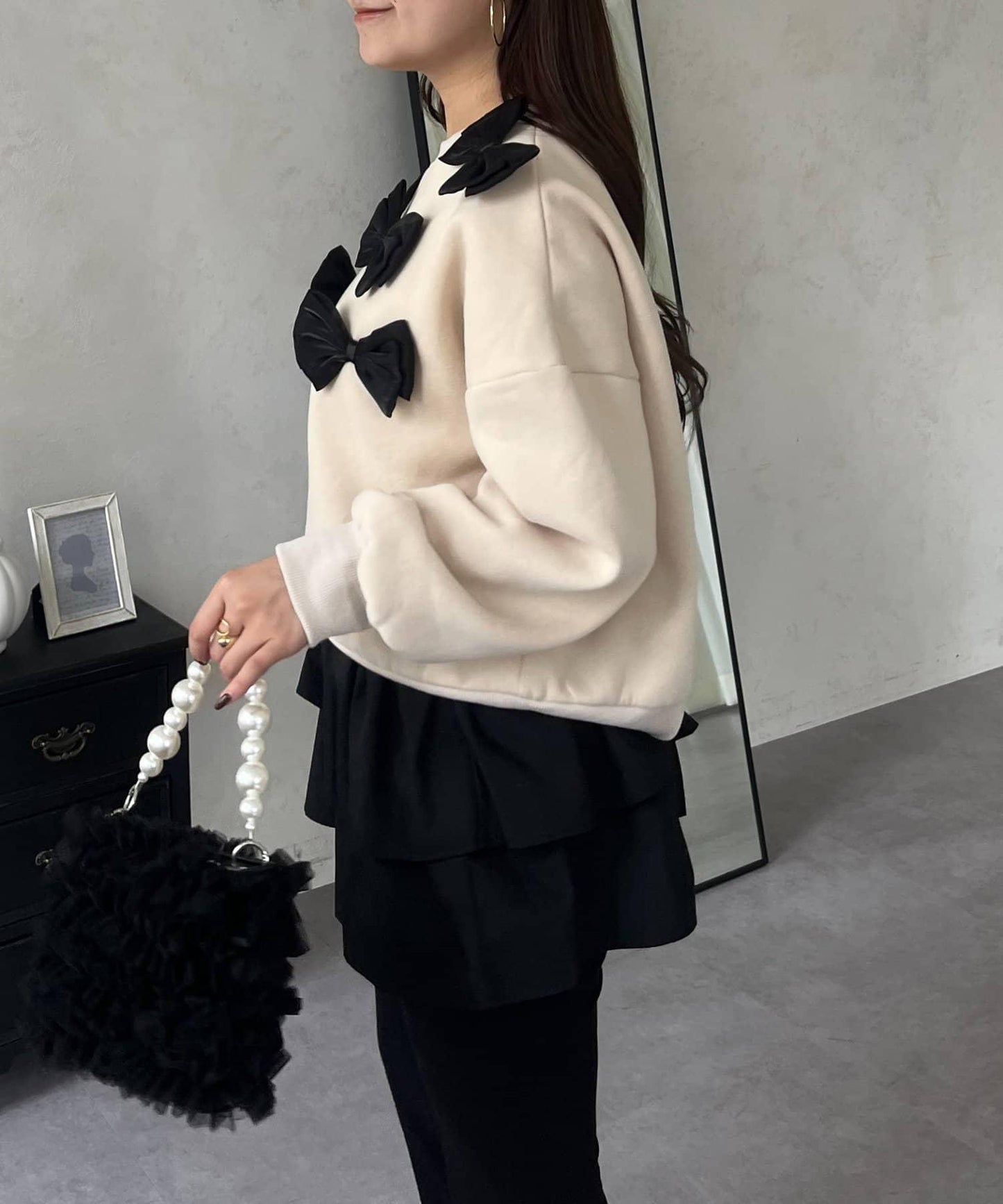 隨機蝴蝶結加絨衛衣