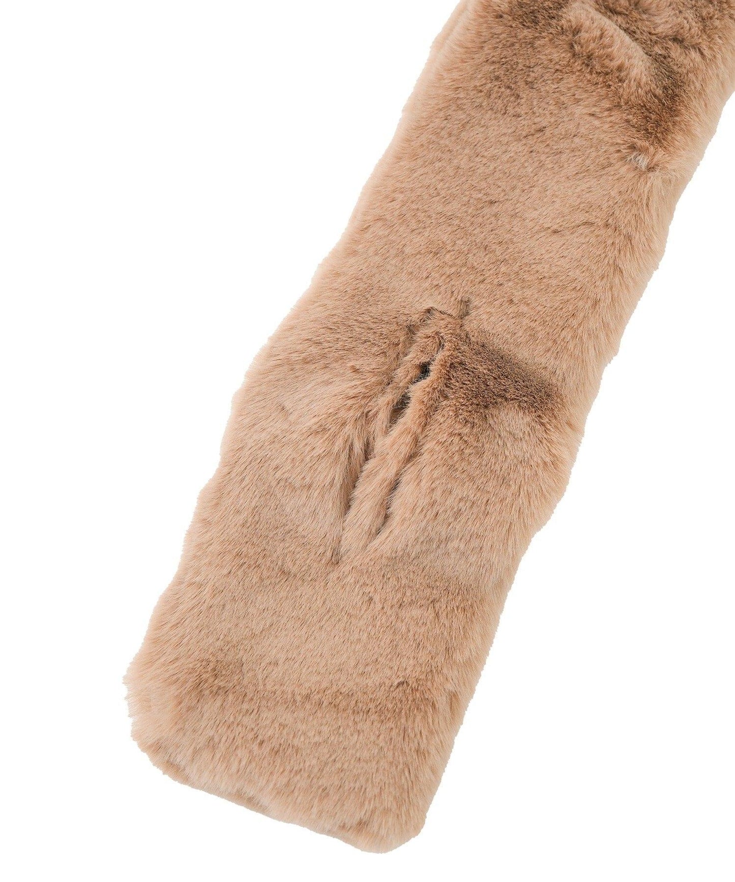 フェイクファーティペットマフラー