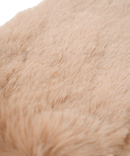 フェイクファーティペットマフラー