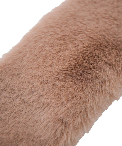 フェイクファーニットティペットマフラー