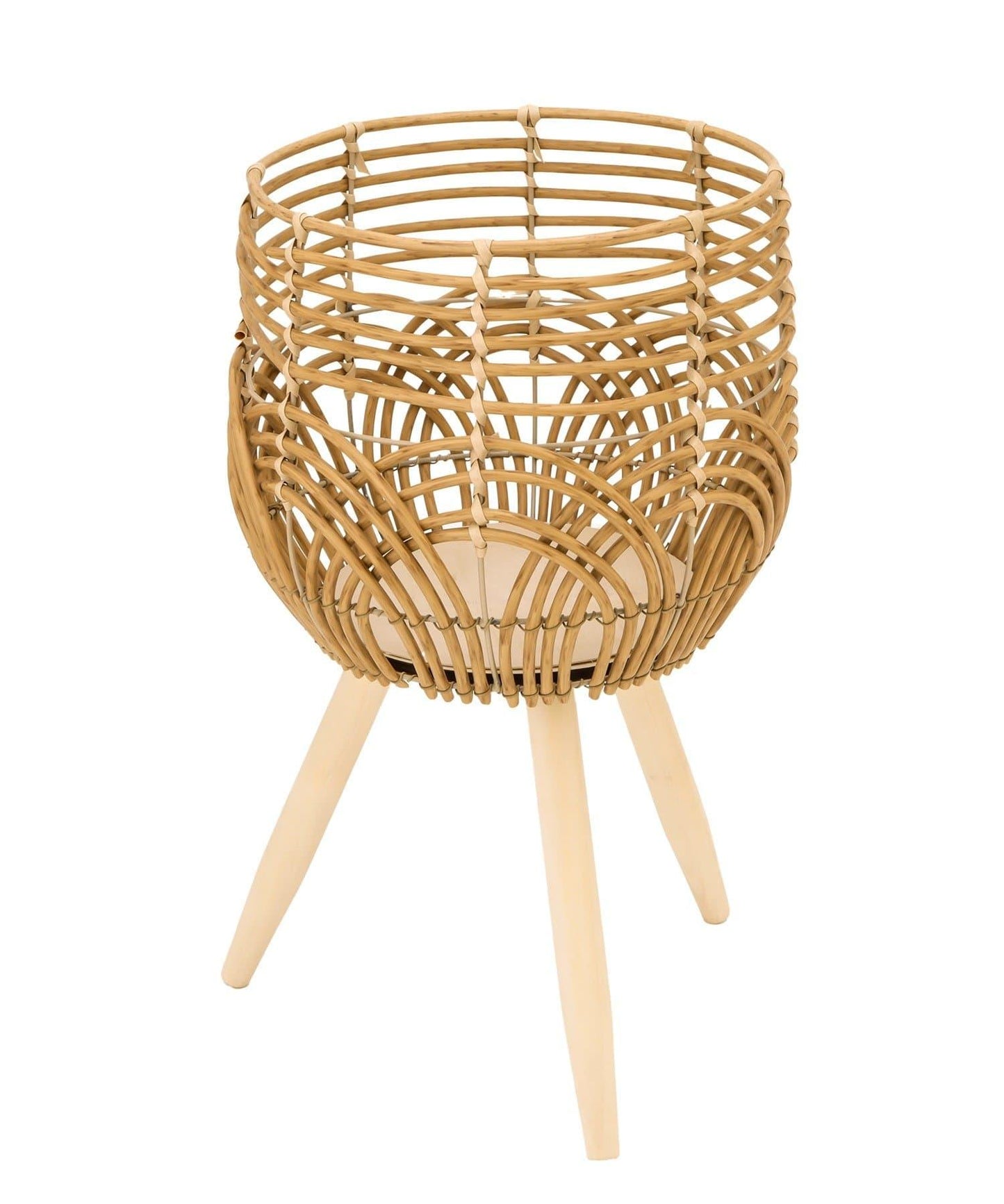 《WEB限定商品》脚付きPPラタンポットスタンド:L