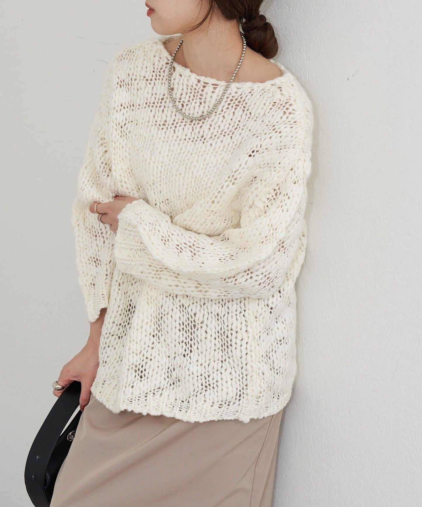 質感針織套頭衫