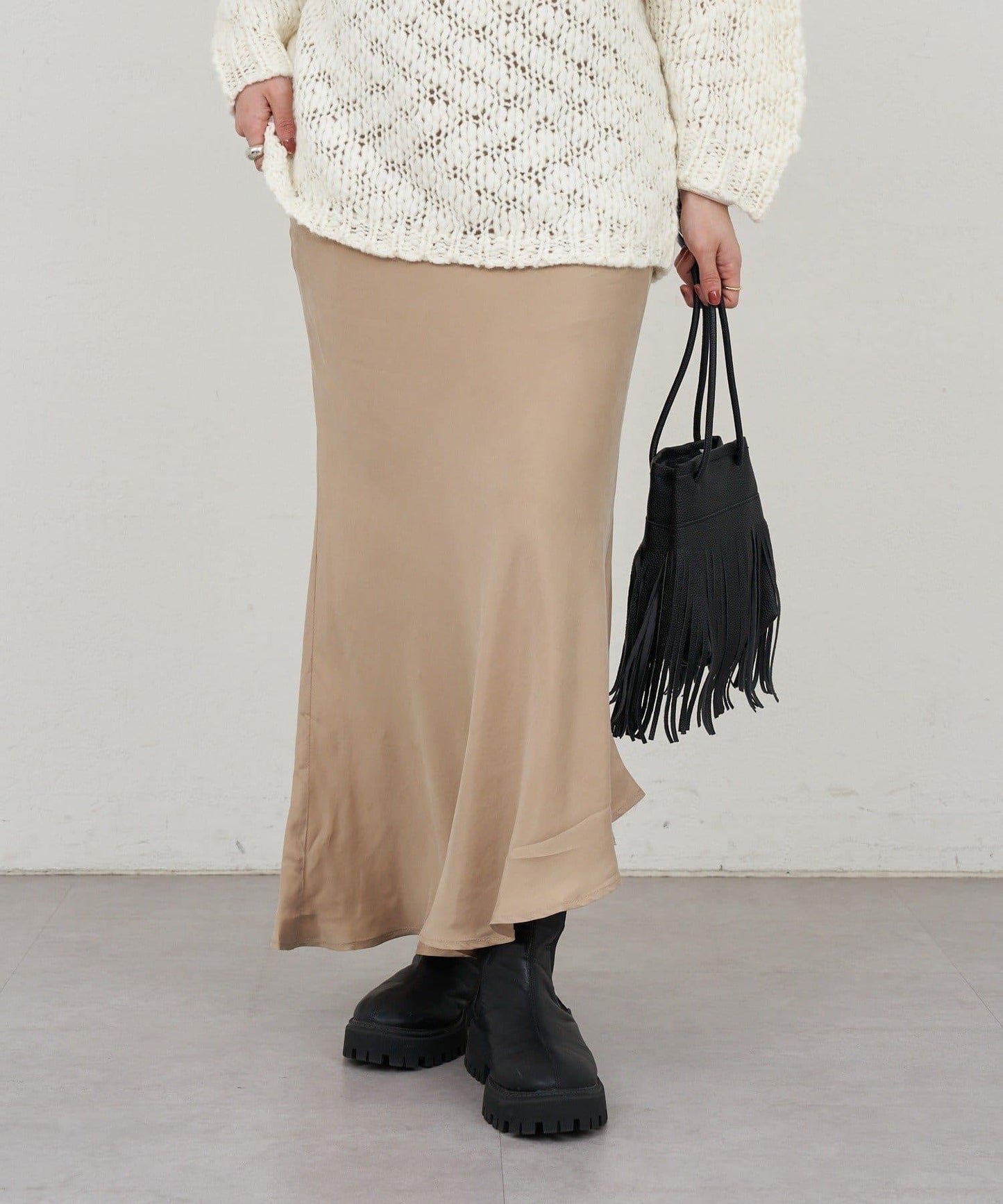 不對稱下襬美人魚裙