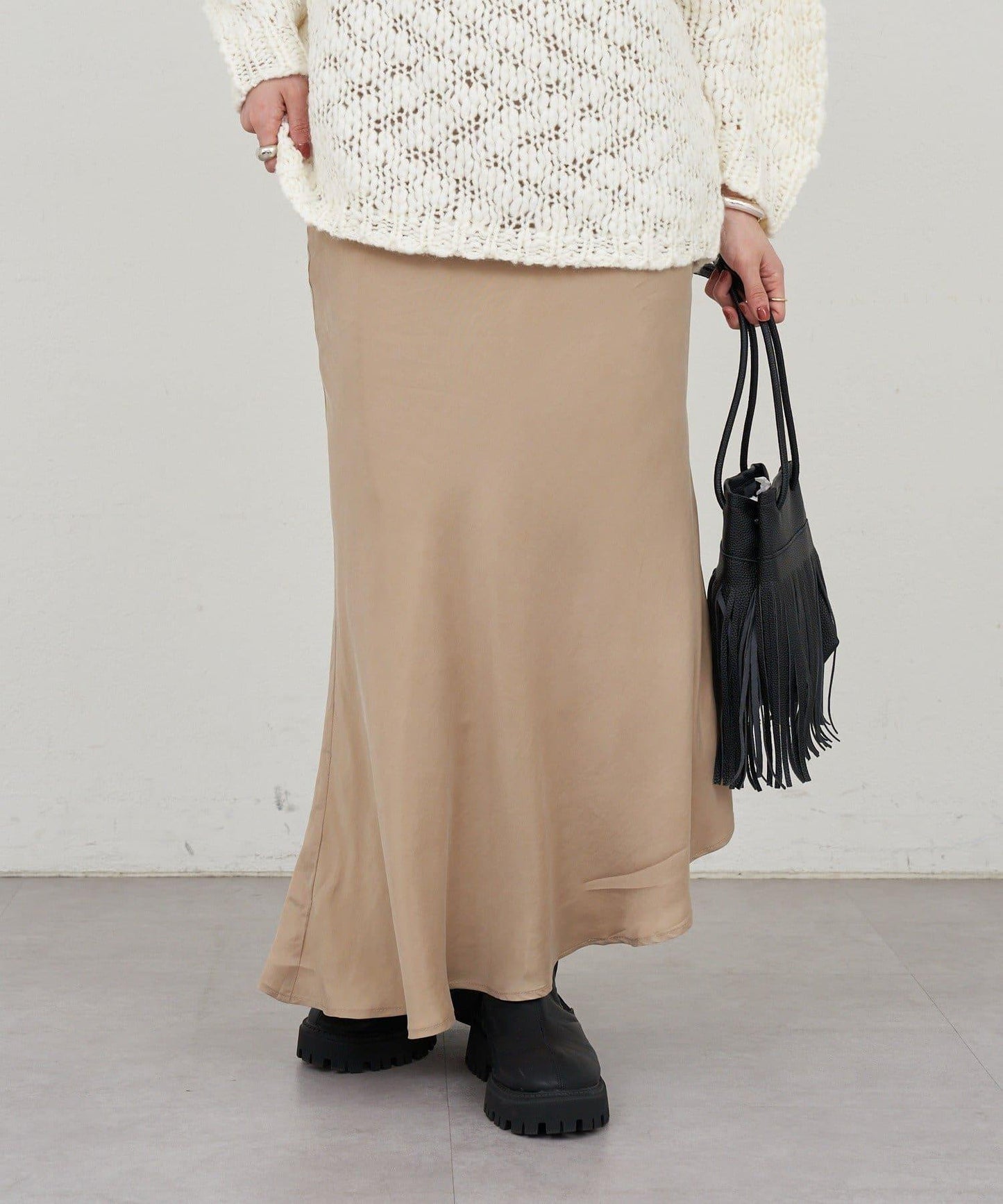 不對稱下襬美人魚裙