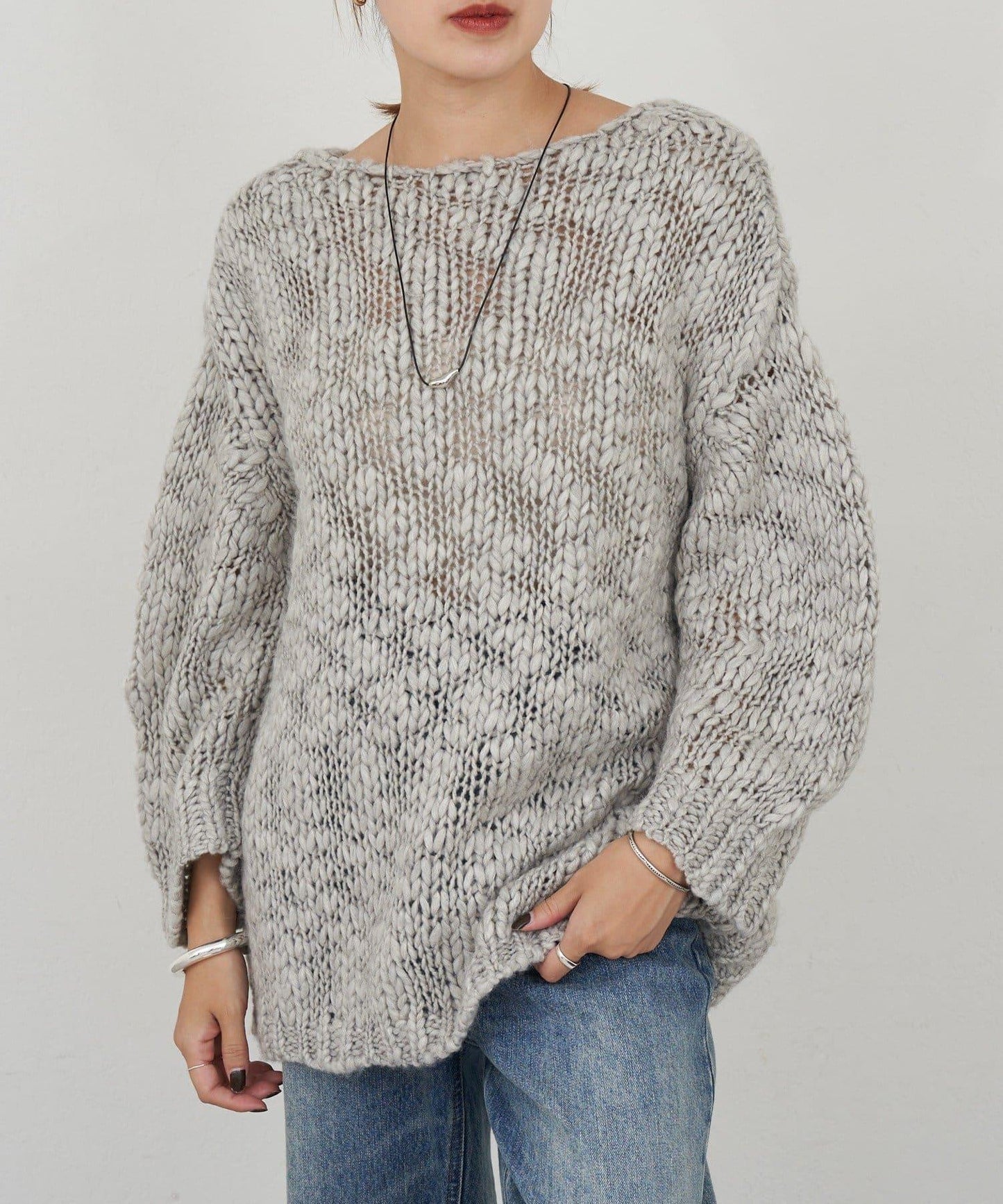 質感針織套頭衫