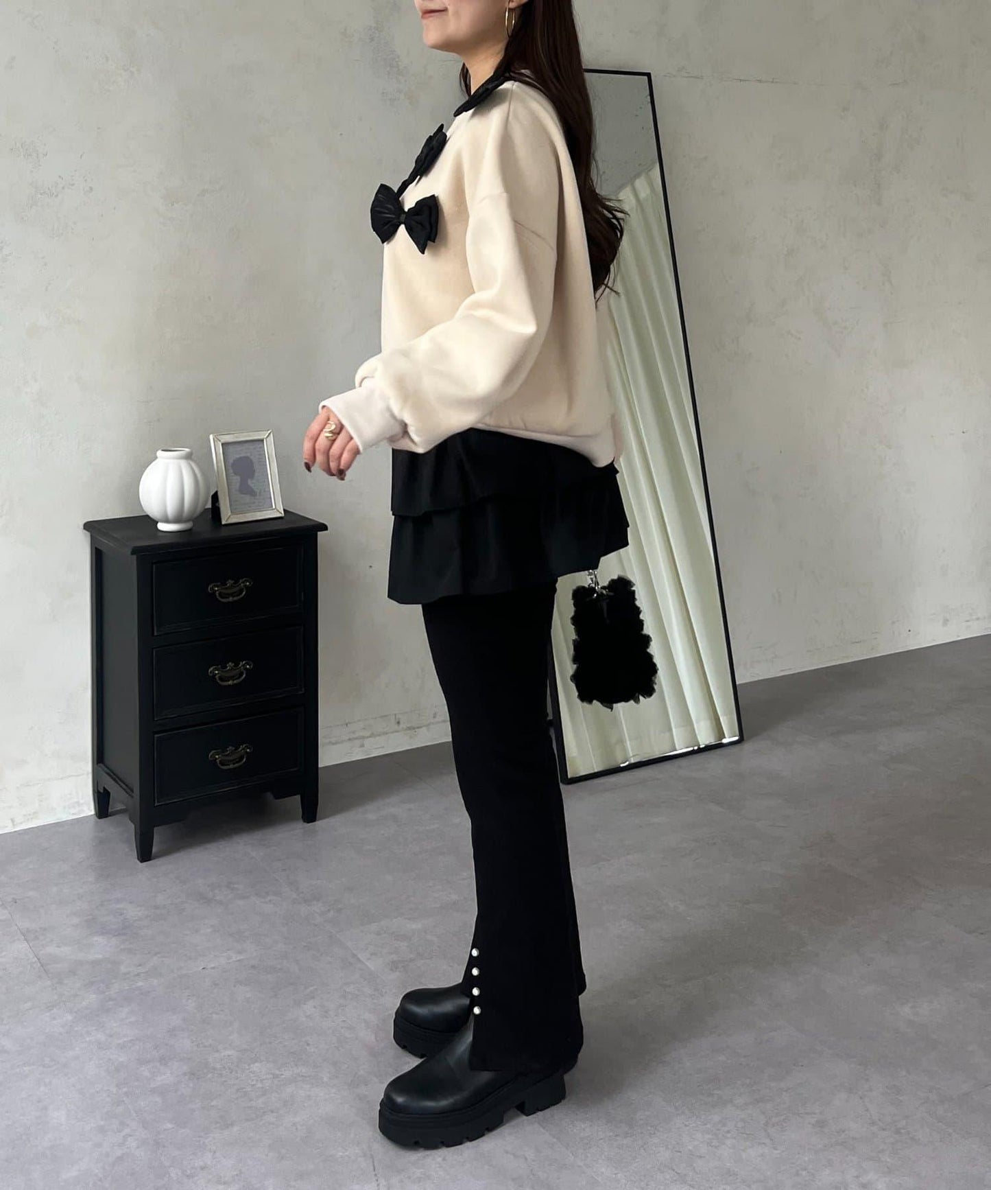 隨機蝴蝶結加絨衛衣