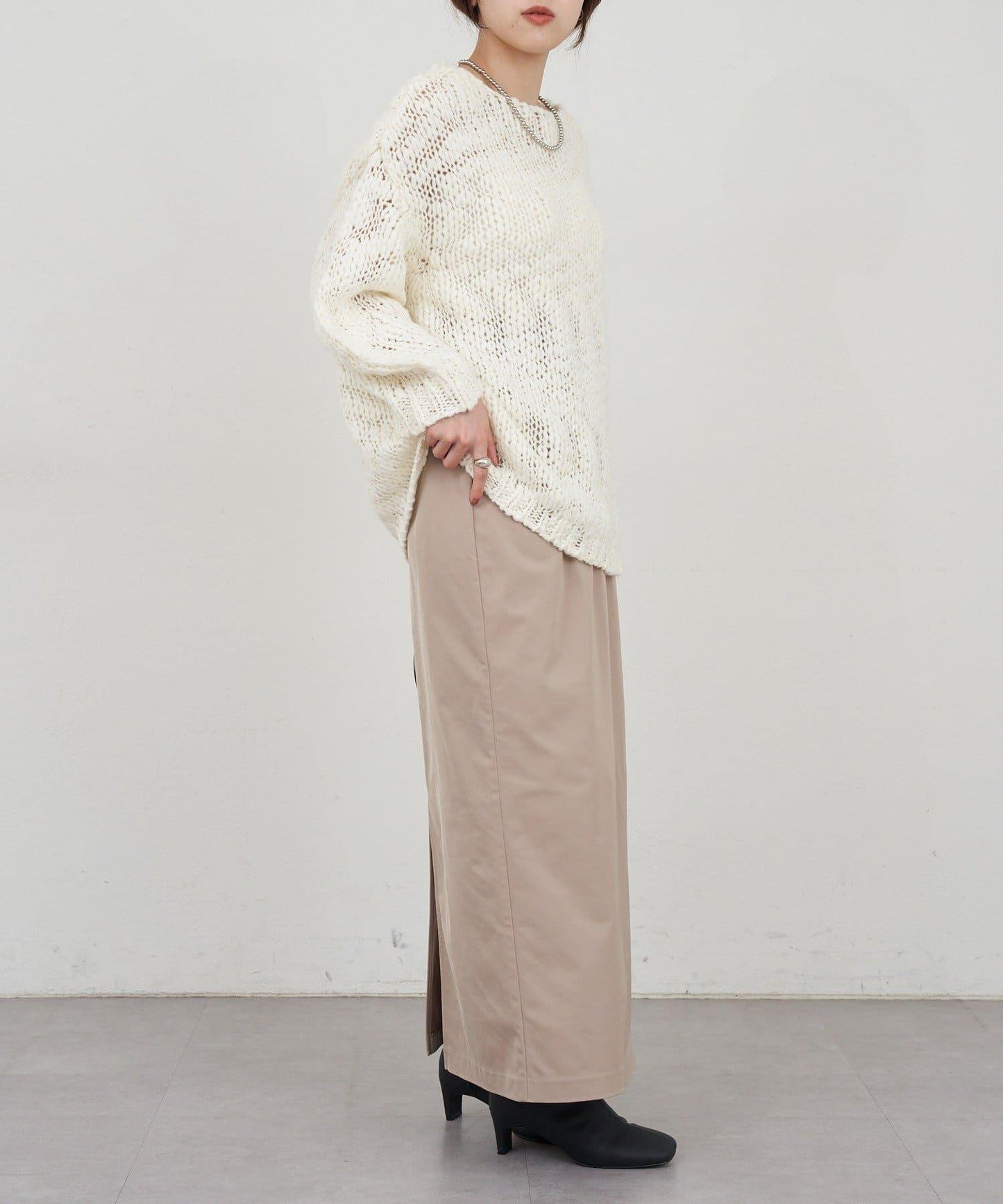 質感針織套頭衫