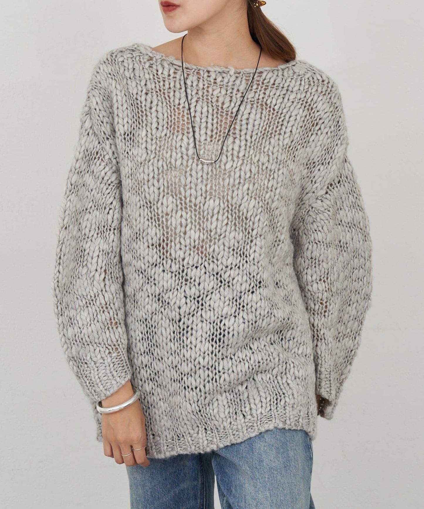 質感針織套頭衫