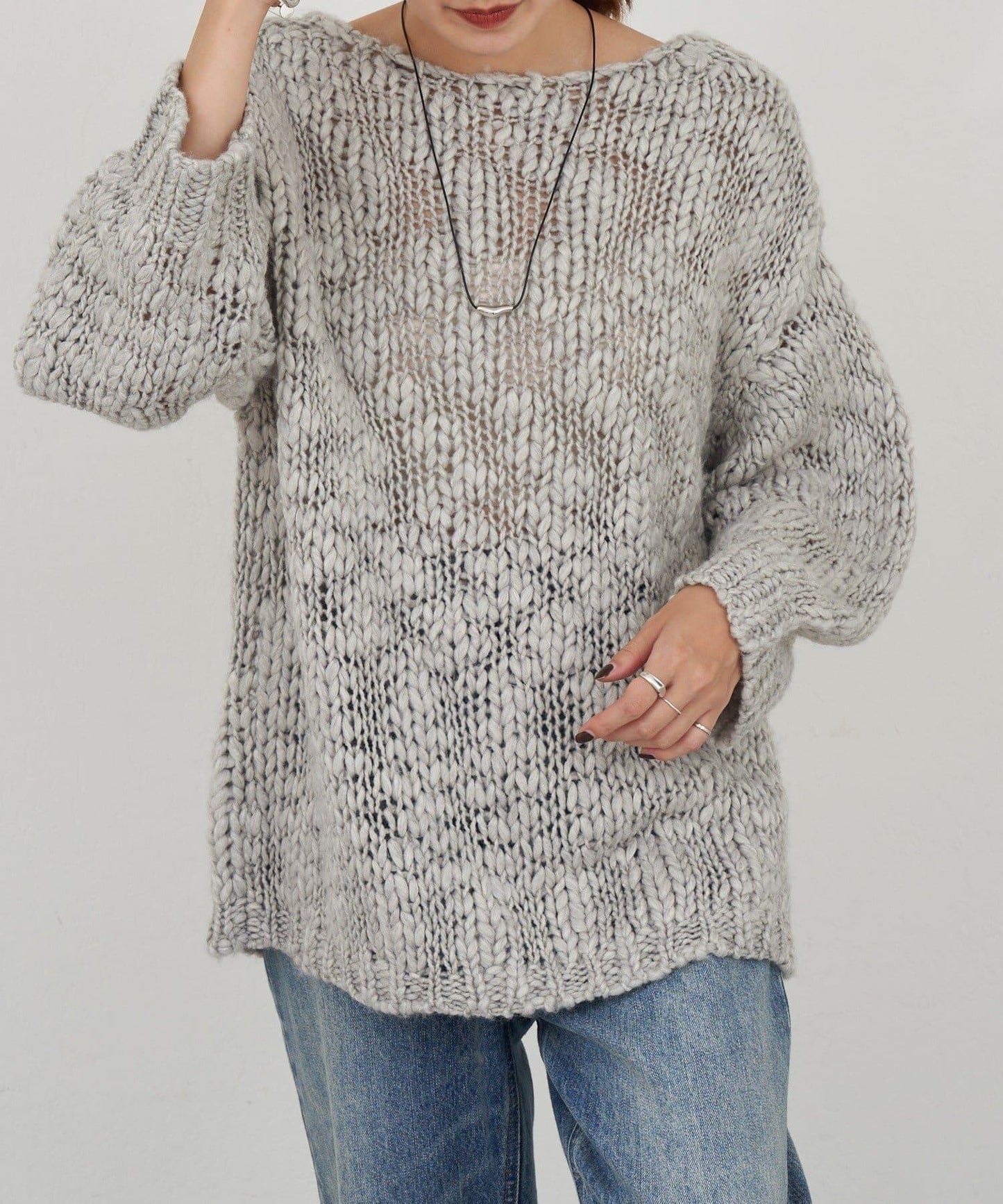 質感針織套頭衫