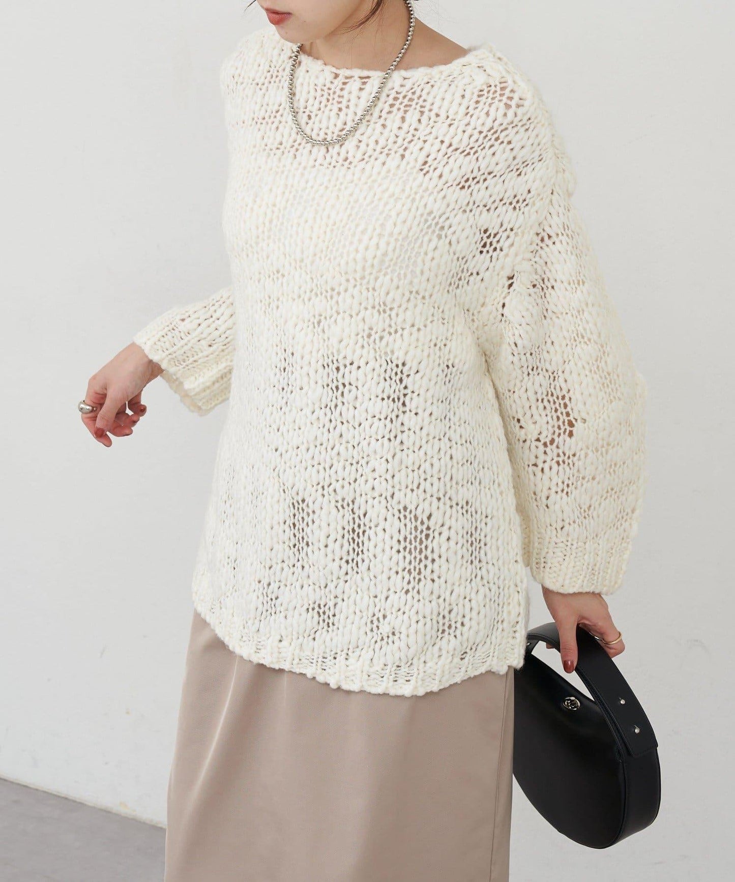 質感針織套頭衫