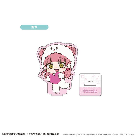 正反對的你與我_迷你角色亞克力立牌 雪人ver. 鈴木