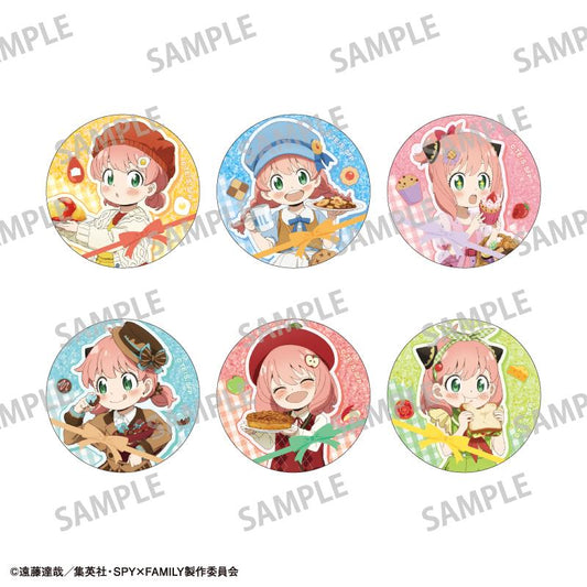 《間諜過家家》 亮片徽章盲盒／美食款 【BOX／6個裝】