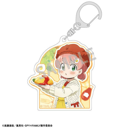 《間諜過家家》 隨機款亞克力鑰匙扣／美食主題 【BOX／6個裝】