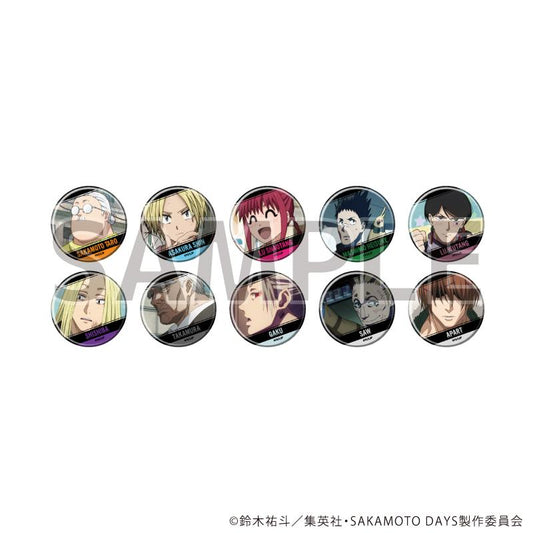 SAKAMOTO DAYS_徽章23/全套收藏（共10款）（場景插畫）【全套/10個裝】