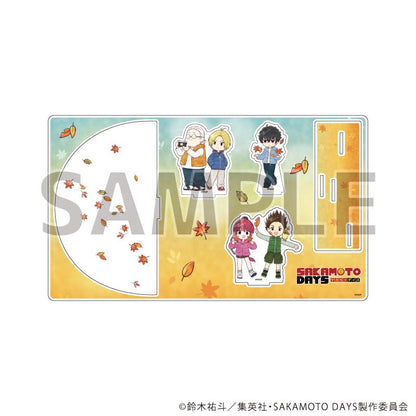 SAKAMOTO DAYS_高級亞克力立體場景板05/設計A 紅葉版（GraffArt插畫）
